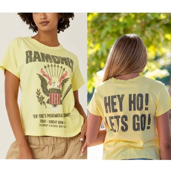 NWT DAYDREAMER 70s Ramones Crest Retro Faded CBGB Punk Rock Concert Merch Tee 1X - Picture 8 of 14